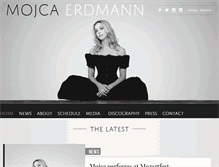 Tablet Screenshot of mojcaerdmann.com